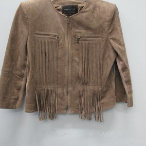 BCBGMAXAZRIA  FRINGED JACKET NWOT